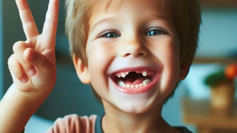 Com quantos anos cai o primeiro dente