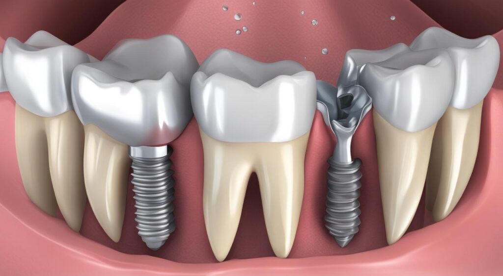 Complicações do parafuso do implante dentário