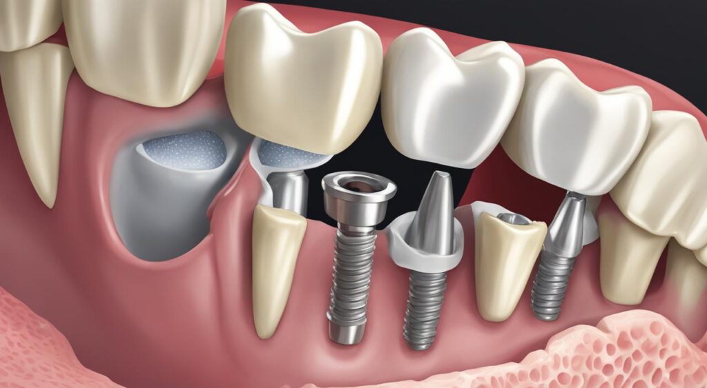 como é feito o implante dentário