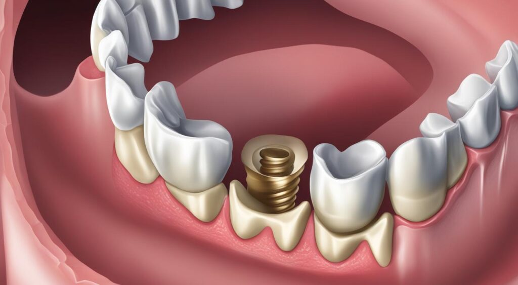 perda óssea com implante dentário