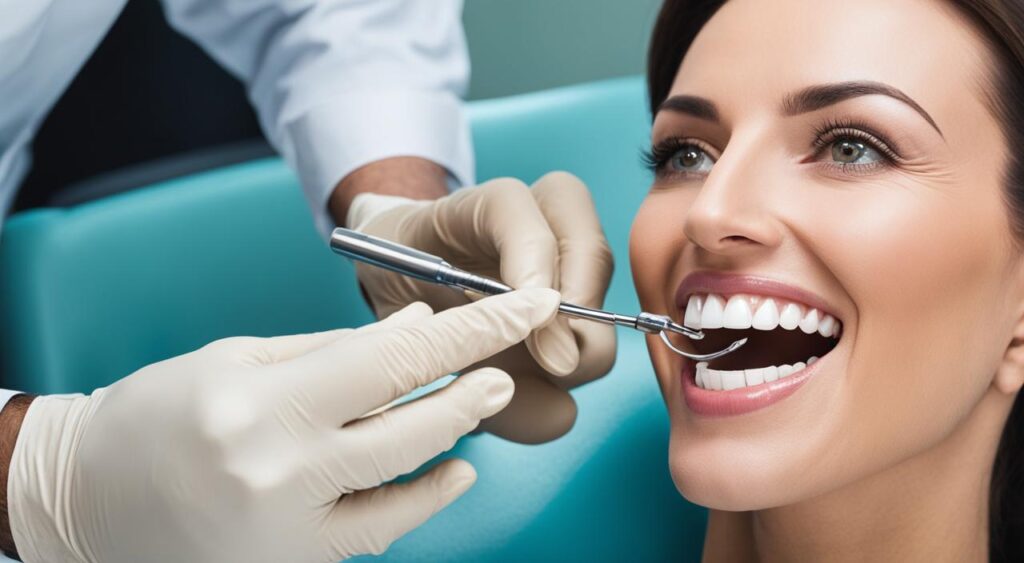 manutenção das facetas dentárias