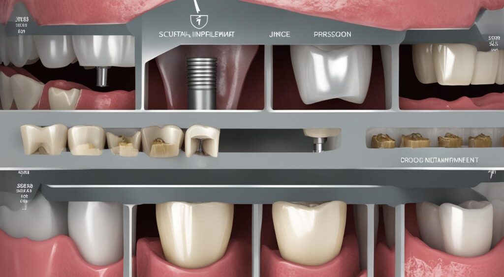 prótese dentária fixa sobre implantes