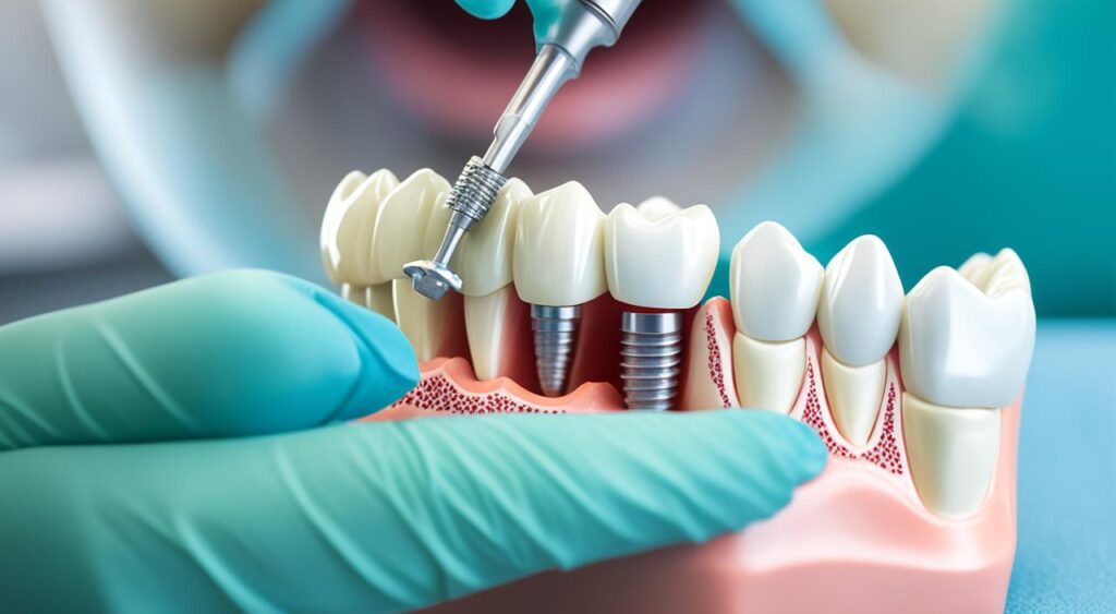 Processo de enxerto ósseo dentário